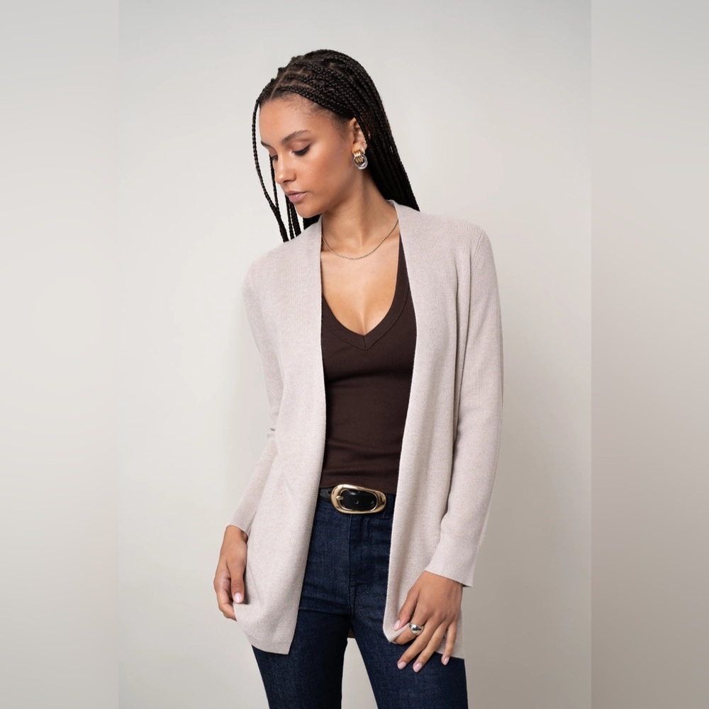 Cyrus Lightweight Open Cardigan - Picture 3 of 10